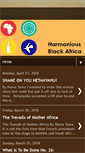 Mobile Screenshot of harmoniousblackafrica.blogspot.com