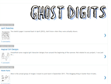 Tablet Screenshot of ghostdigits.blogspot.com