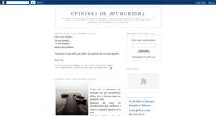 Desktop Screenshot of opinioesdejpcmoreira.blogspot.com