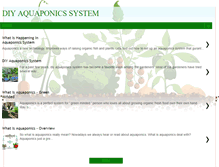 Tablet Screenshot of diyaquaponicssystem.blogspot.com