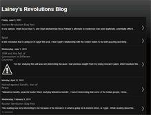 Tablet Screenshot of laineysrevolutionsblog.blogspot.com