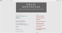 Desktop Screenshot of emaildenuncias.blogspot.com