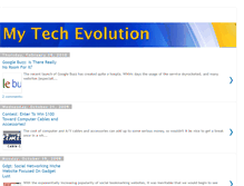 Tablet Screenshot of mytechevolution.blogspot.com