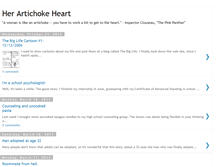 Tablet Screenshot of herartichokeheart.blogspot.com