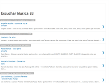 Tablet Screenshot of escucharmusica-83.blogspot.com