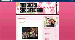 Desktop Screenshot of hautecouturemommy.blogspot.com