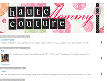 Tablet Screenshot of hautecouturemommy.blogspot.com