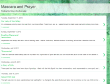 Tablet Screenshot of mascaraandprayer.blogspot.com