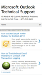 Mobile Screenshot of microsoftoutlooktechnicalsupport.blogspot.com