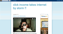 Desktop Screenshot of clickincometakesinternetbystorm.blogspot.com