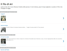 Tablet Screenshot of ilfilodiari.blogspot.com