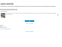 Tablet Screenshot of camostencils.blogspot.com