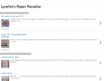 Tablet Screenshot of lynettespaperparadise.blogspot.com