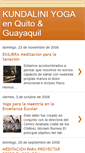 Mobile Screenshot of kundaliniyogaquitoyguayaquil.blogspot.com