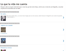 Tablet Screenshot of loquelavidamecuenta.blogspot.com