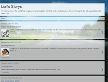 Tablet Screenshot of lorisstorys.blogspot.com