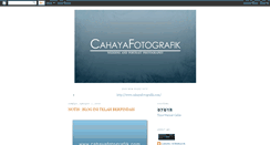 Desktop Screenshot of cahayafotografik.blogspot.com