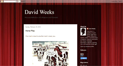 Desktop Screenshot of davidweeksmagic.blogspot.com