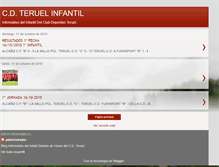 Tablet Screenshot of infantilteruel.blogspot.com