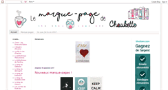 Desktop Screenshot of le-marque-page.blogspot.com