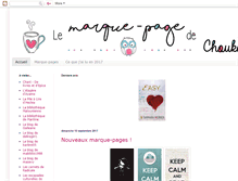 Tablet Screenshot of le-marque-page.blogspot.com