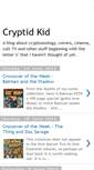 Mobile Screenshot of cryptidkid.blogspot.com