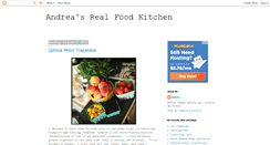 Desktop Screenshot of andreasrealfoodkitchen.blogspot.com