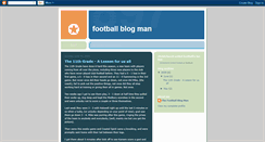 Desktop Screenshot of footballingmad.blogspot.com