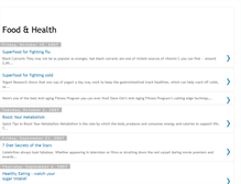 Tablet Screenshot of food-health-menu.blogspot.com