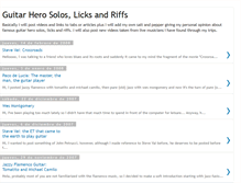 Tablet Screenshot of guitarherosolos.blogspot.com
