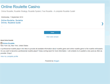 Tablet Screenshot of onlineroulettecasino.blogspot.com