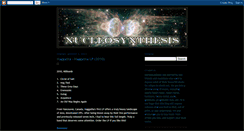 Desktop Screenshot of nucleosynthesismetal.blogspot.com