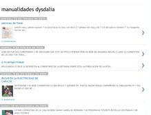 Tablet Screenshot of manualidadesdysda.blogspot.com
