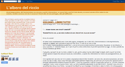 Desktop Screenshot of alberodelriccio.blogspot.com