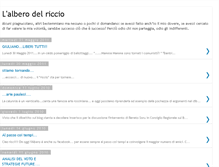 Tablet Screenshot of alberodelriccio.blogspot.com