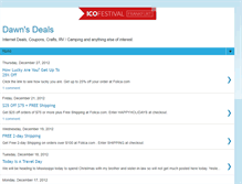 Tablet Screenshot of dawns-deals.blogspot.com