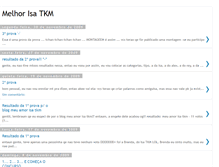 Tablet Screenshot of melhorisatkm.blogspot.com