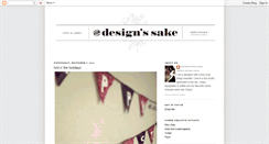 Desktop Screenshot of fordesignssake.blogspot.com