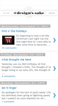 Mobile Screenshot of fordesignssake.blogspot.com