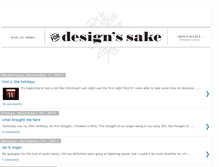 Tablet Screenshot of fordesignssake.blogspot.com