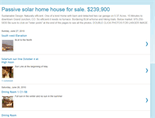 Tablet Screenshot of passivesolarhomeforsale.blogspot.com