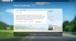 Desktop Screenshot of pamsponderings.blogspot.com