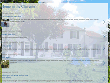 Tablet Screenshot of homeinthecharente.blogspot.com