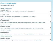 Tablet Screenshot of cahierdetexteportugais.blogspot.com