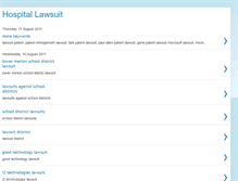 Tablet Screenshot of hospitallawsuit.blogspot.com