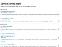 Tablet Screenshot of domain-names-room.blogspot.com