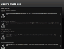 Tablet Screenshot of gizemsmusicbox.blogspot.com