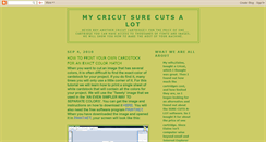 Desktop Screenshot of my-cricut-sure-cuts-a-lot.blogspot.com