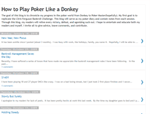 Tablet Screenshot of playlikeadonkey.blogspot.com