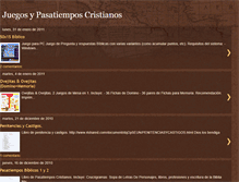 Tablet Screenshot of juegosypasatiemposcristianos.blogspot.com